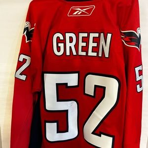 NHL Washington Capitals Jersey, Official Licensed Jersey, Size LG